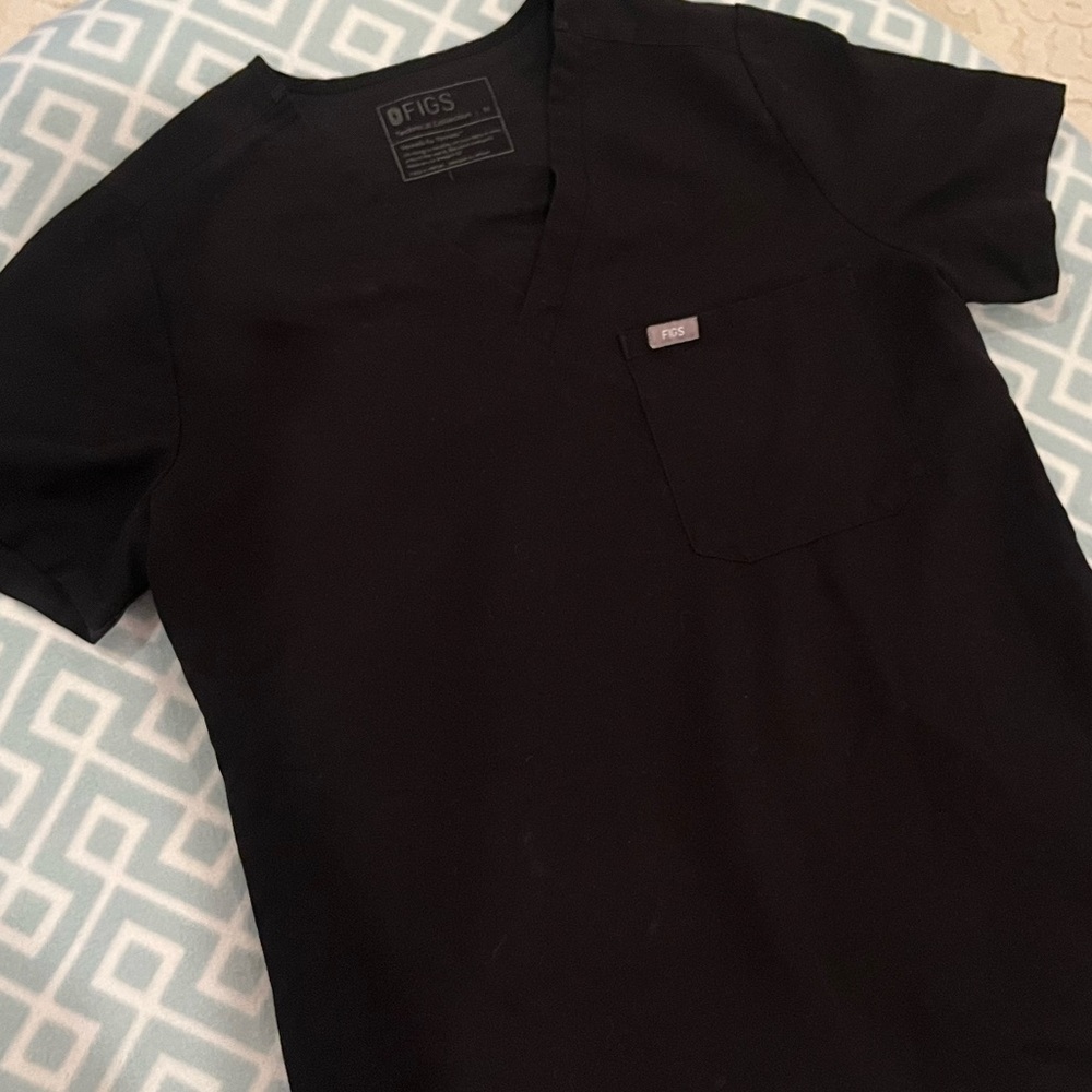 Figs Technical Collection Black Top